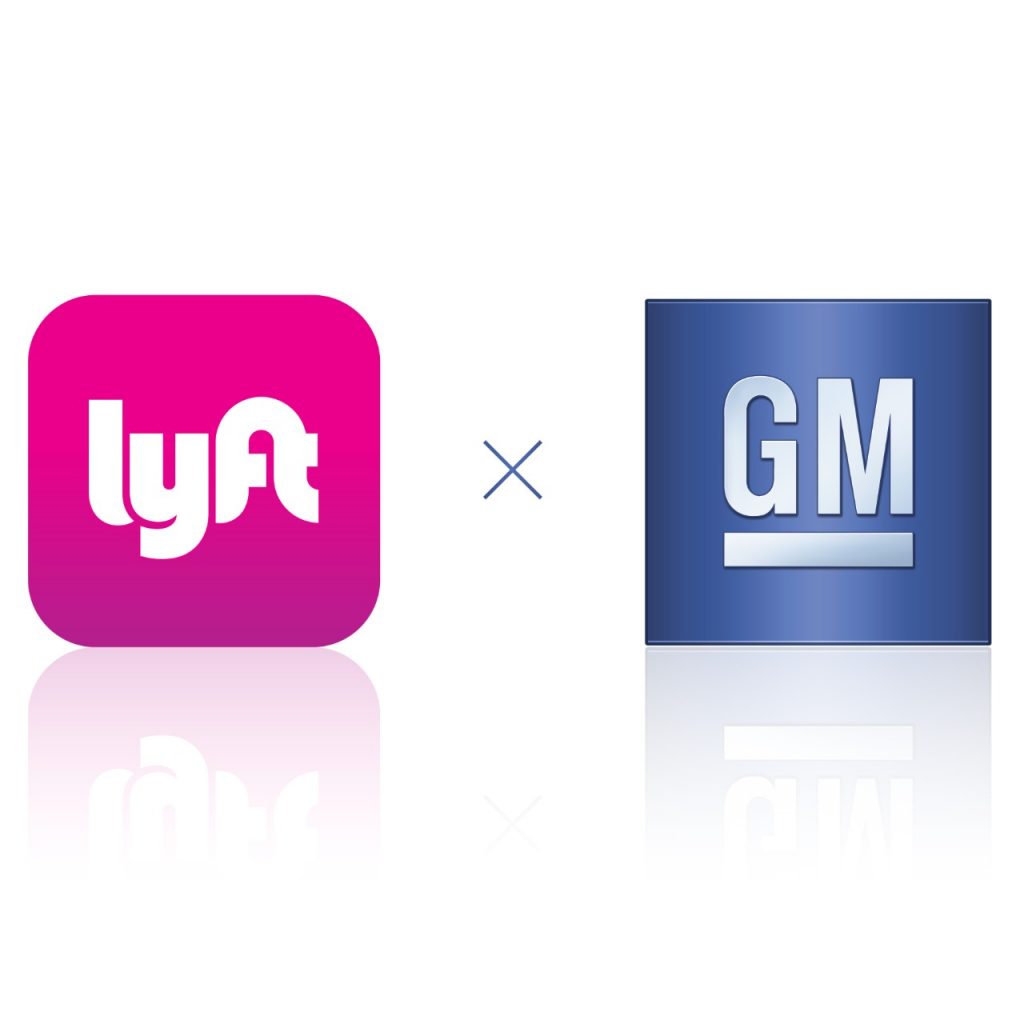 GM and Lyft Logos