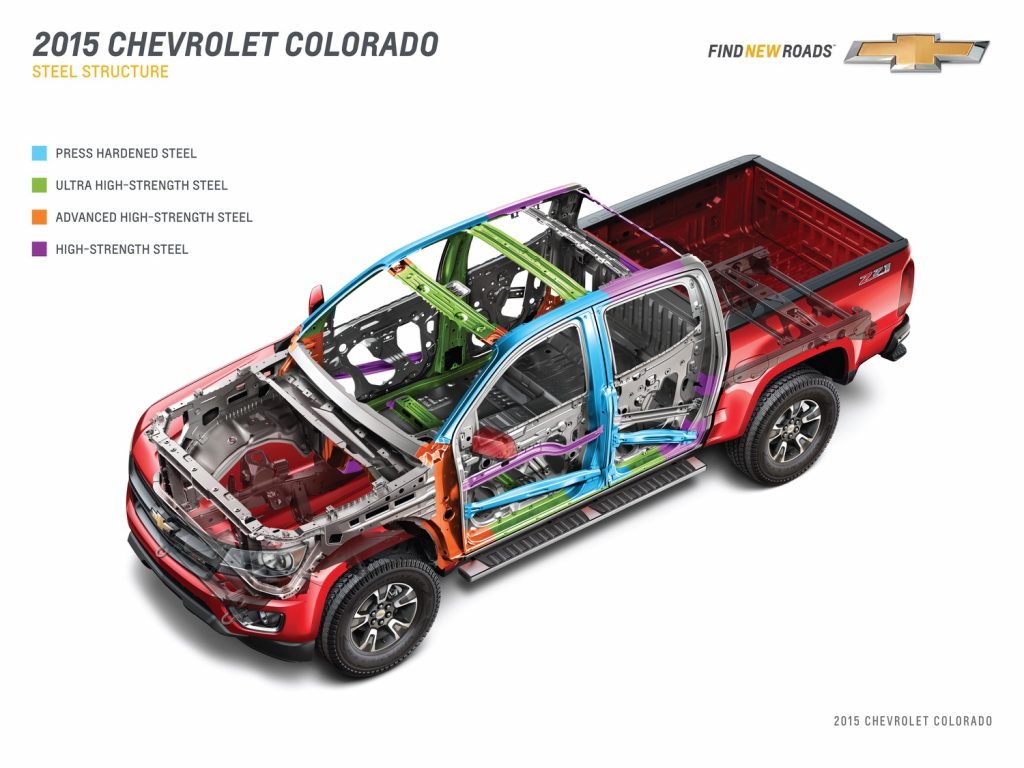 2016 Chevrolet Colorado Steel Structure
