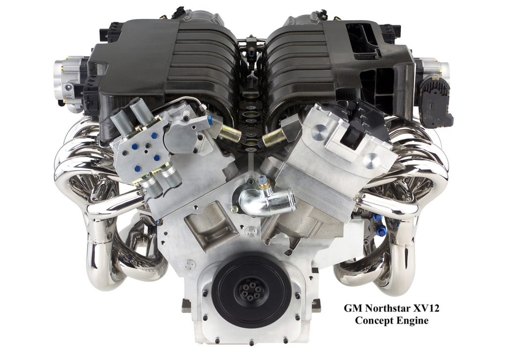 Cadillac Cien Concept Northstar XV12 engine 01