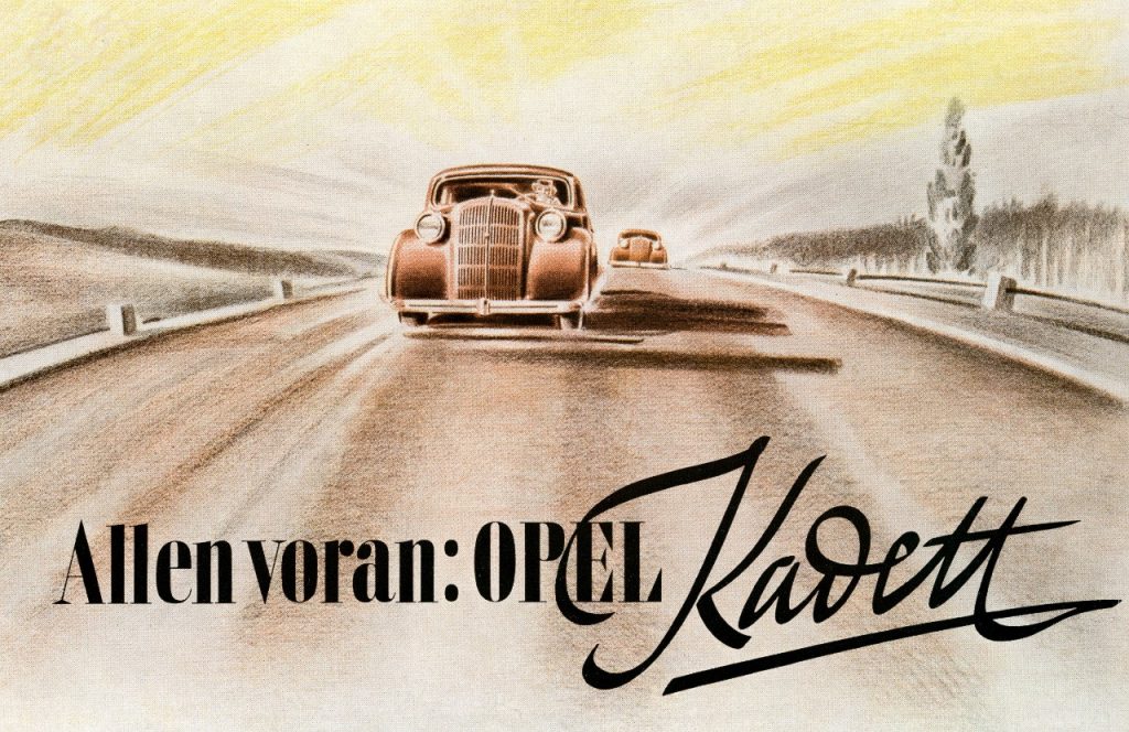 1930s Opel Kadett Ad