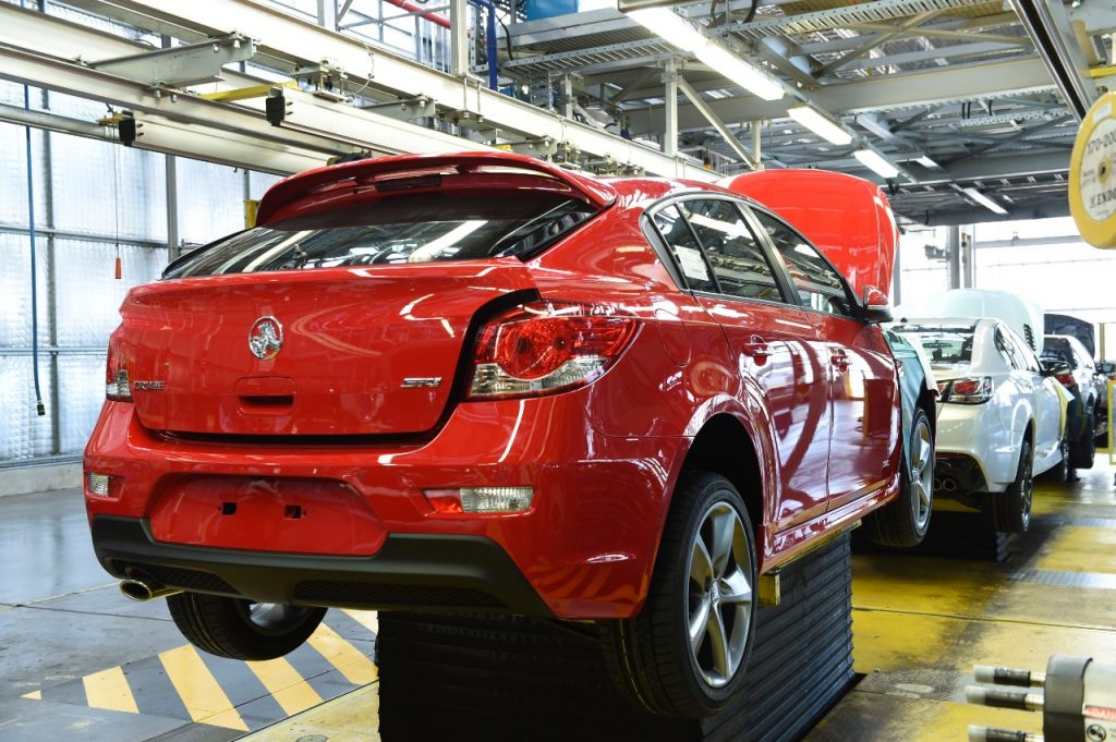 Final Holden Cruze On Production Line