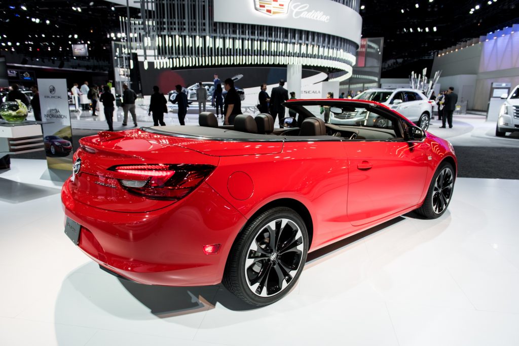 2017 Buick Cascada Sport Touring Sport Red exterior live at 2016 LA Auto Show 005