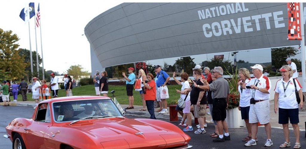 National Corvette Museum With C2 Corvette