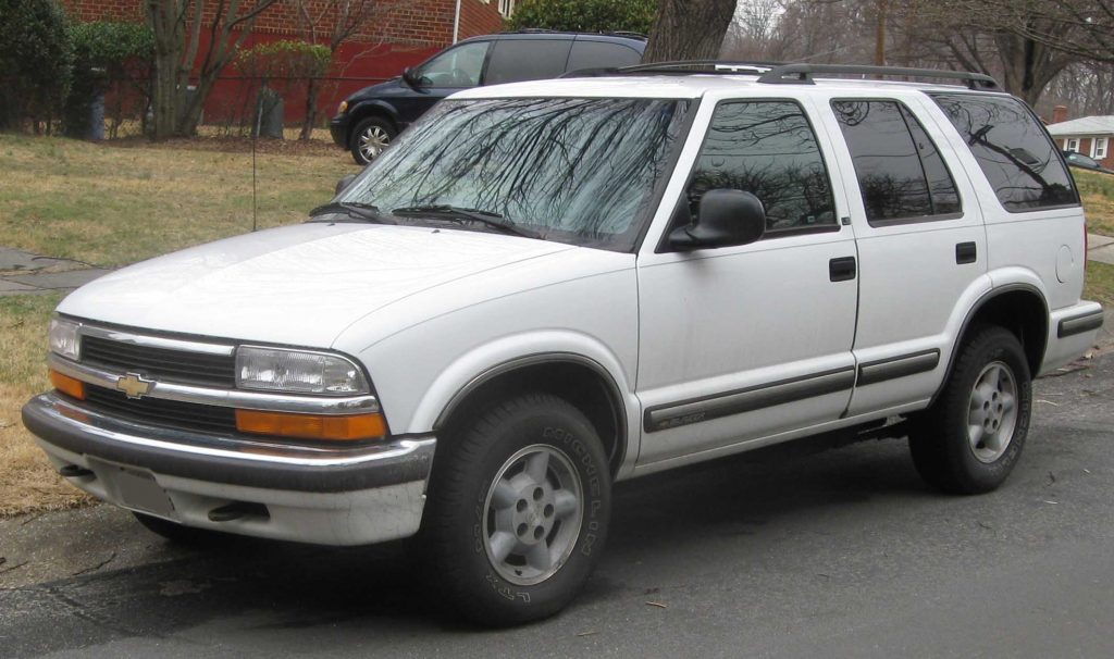 1996 Chevrolet S-10 Blazer.
