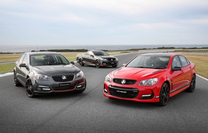 Holden Redline lineup.