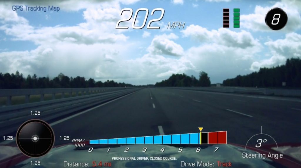 2017 Camaro ZL1 202 mph Top Speed Run