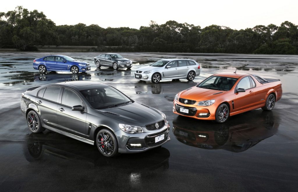 2017 Holden VF Commodore Series II Lineup