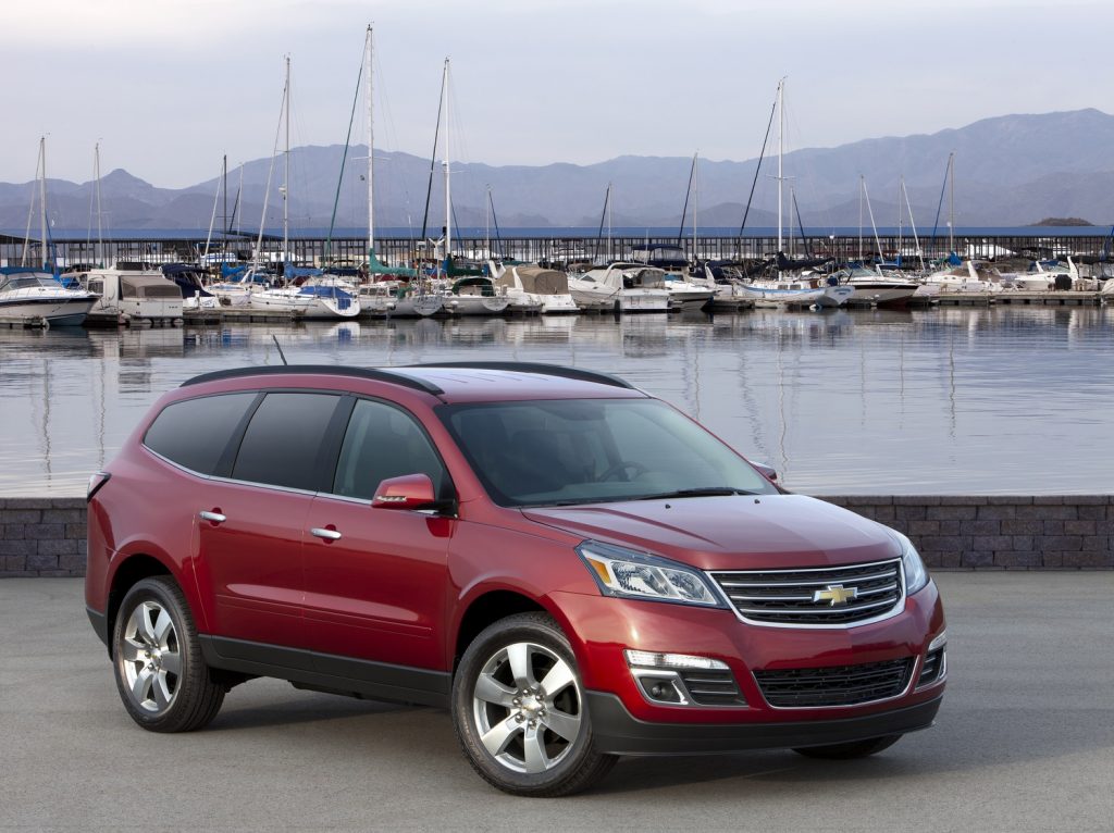 The Chevy Traverse crossover.