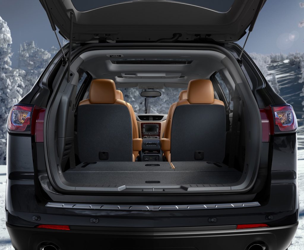 2016 Chevrolet Traverse LTZ interior 006 third row folded