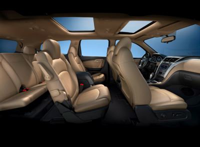 Chevrolet Traverse Sunroof view from inside
