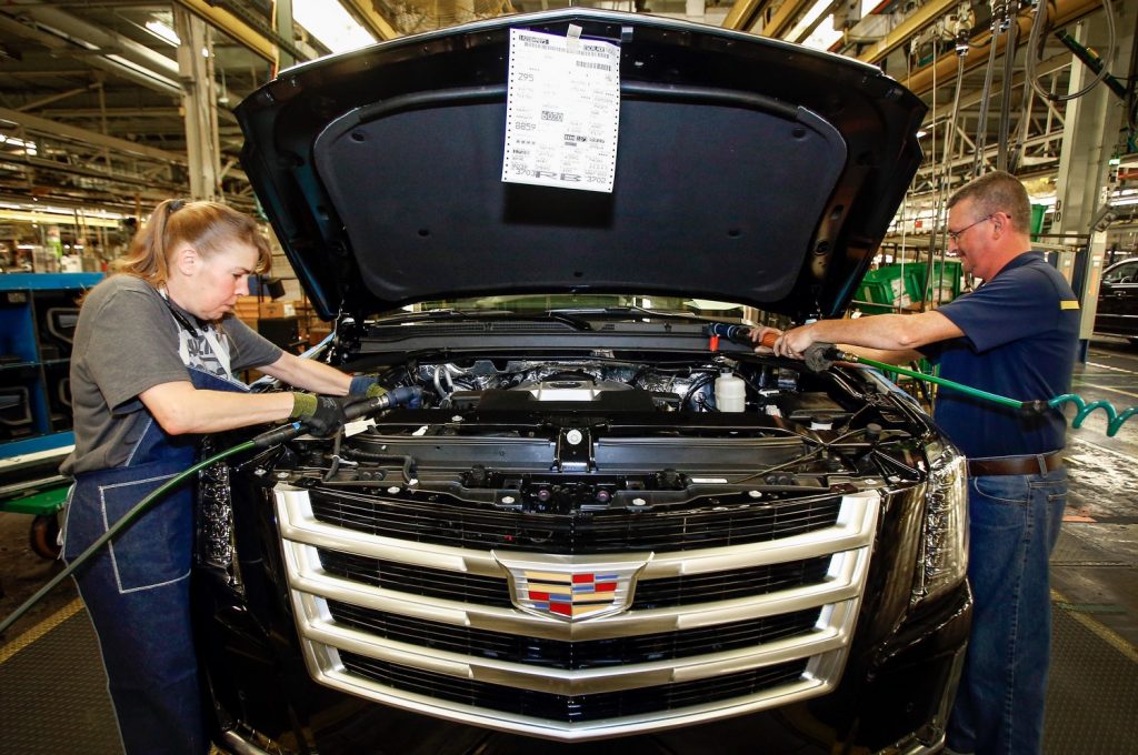 General Motors Arlington Assembly Plant Production Line 03 Cadillac Escalade