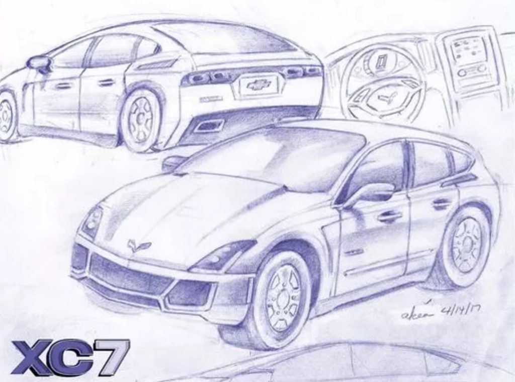 (Photo: The Detroit News’ Corvette SUV Design Contest)