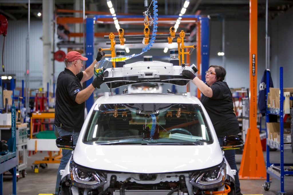 Autonomous Chevrolet Bolt EVs At Orion Plant 004