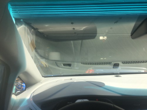 Chevrolet Bolt EV Dashboard sun glare