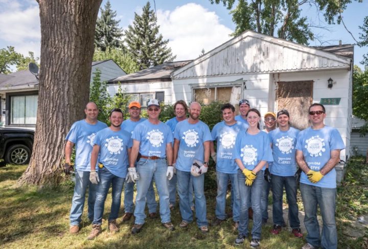 GM Cares volunteering event.
