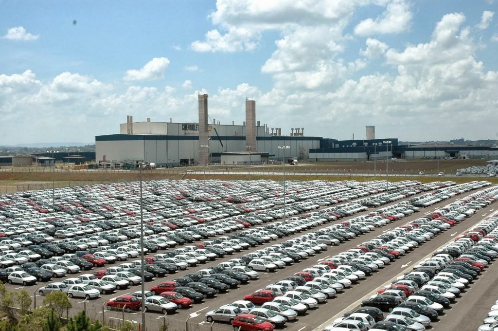 General Motors Sao Caetano do Sul Brazil factory plant 002 lot