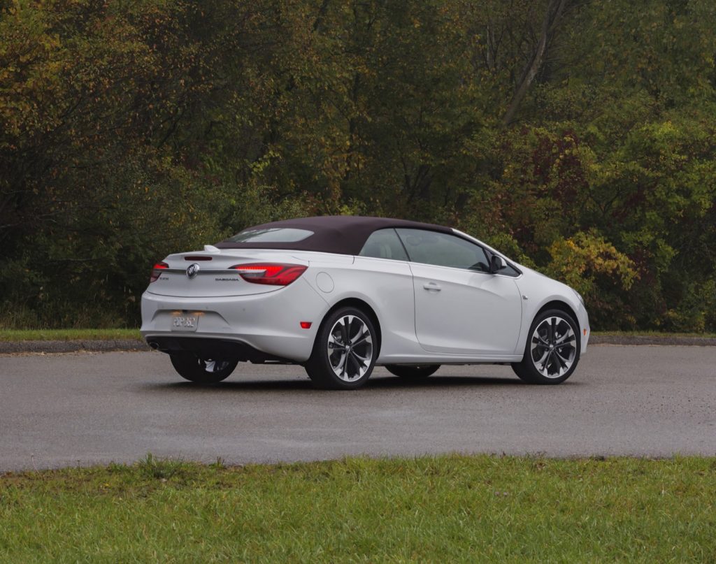 2018 Buick Cascada Convertible in Summit White with Sweet Mocha top