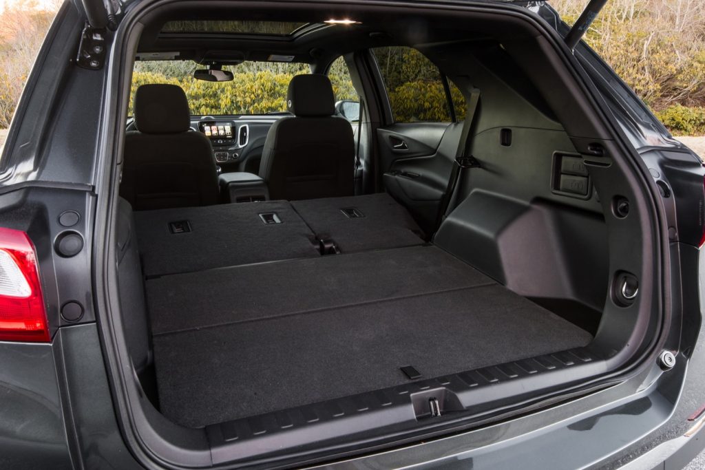 2018 Chevrolet Equinox Trunk 002 Seats Folded Down