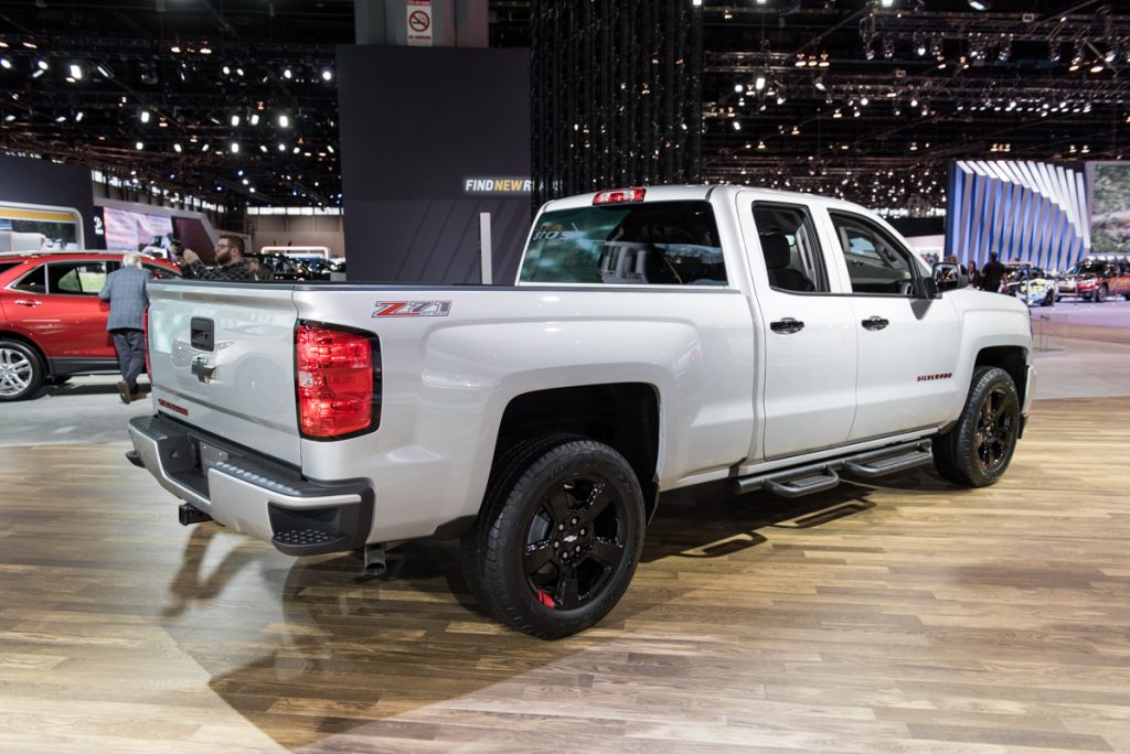 2018 Chevrolet Silverado 1500 Redline Edition exterior - 2017 Chicago Auto Show 004