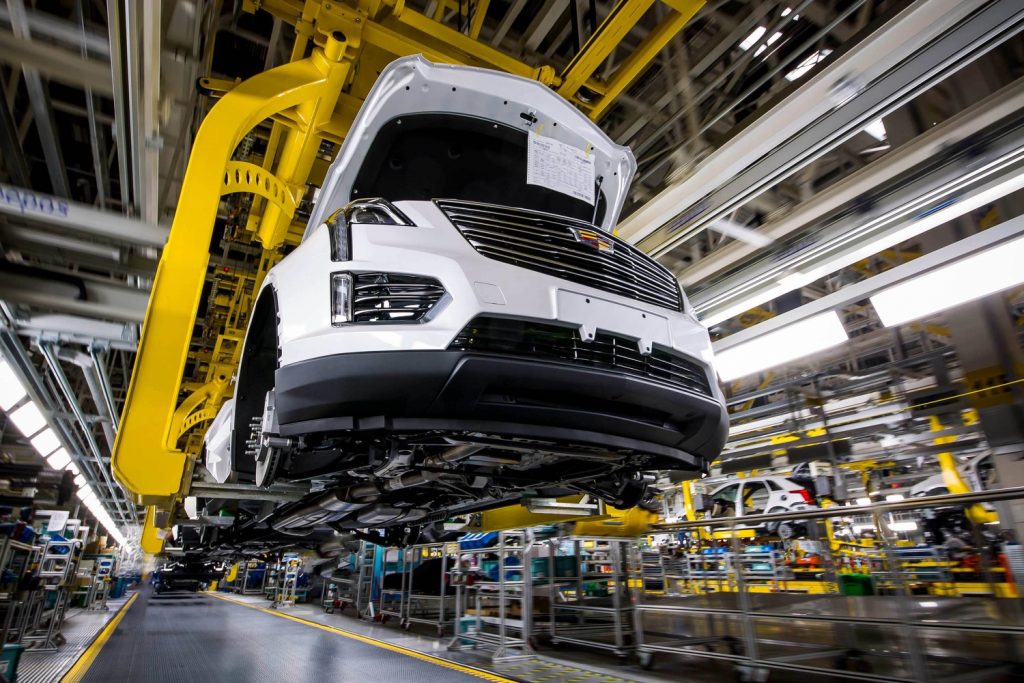 GM Cadillac Jinqiao plant interior