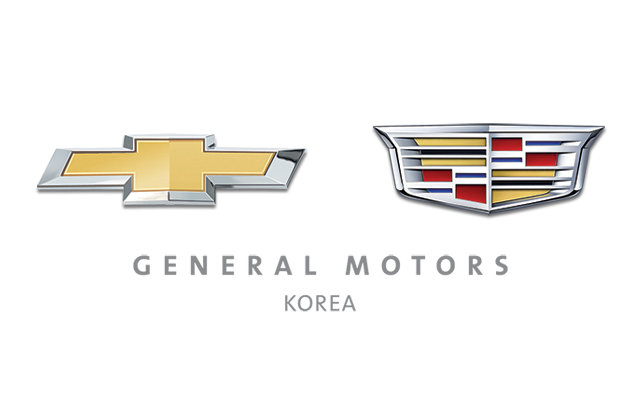 GM Korea Chevrolet and Cadillac brand logos