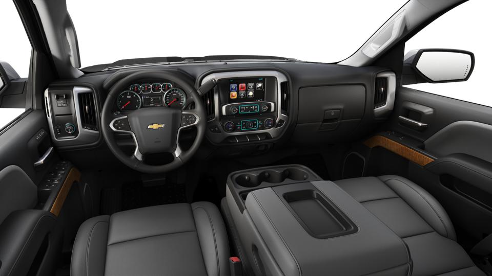 2018 Chevrolet Silverado in Dark Ash leather interior with Jet Black accents H2V