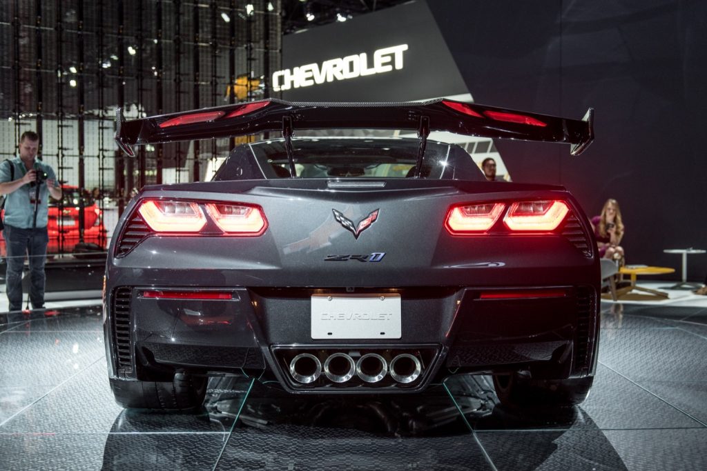 2019 Chevrolet Corvette ZR1 Coupe Exterior at 2017 Los Angeles Auto Show 003