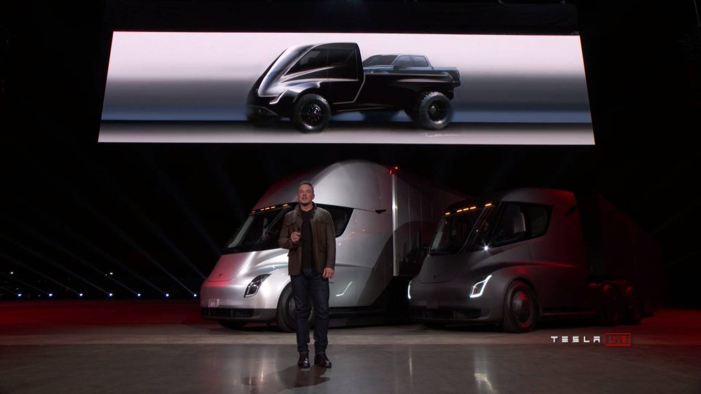 Tesla pickup truck teaser