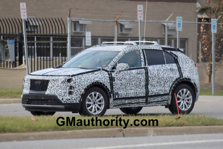 Cadillac XT4 spy shot December 6, 2017