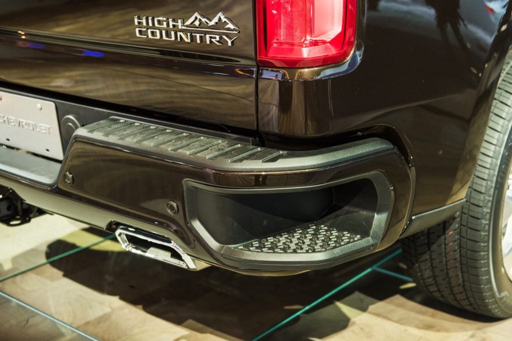 2019 Silverado Rear Bumper With Exhaust 