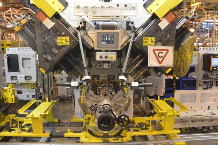 V8 production at GM Tonawanda Powertrain.