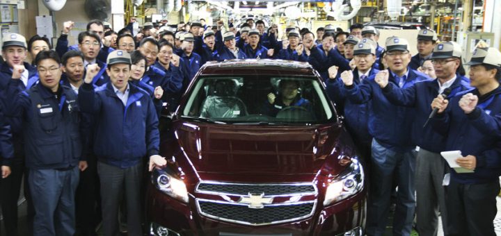 Chevrolet-Malibu-Production-At-Gunsan-Pl