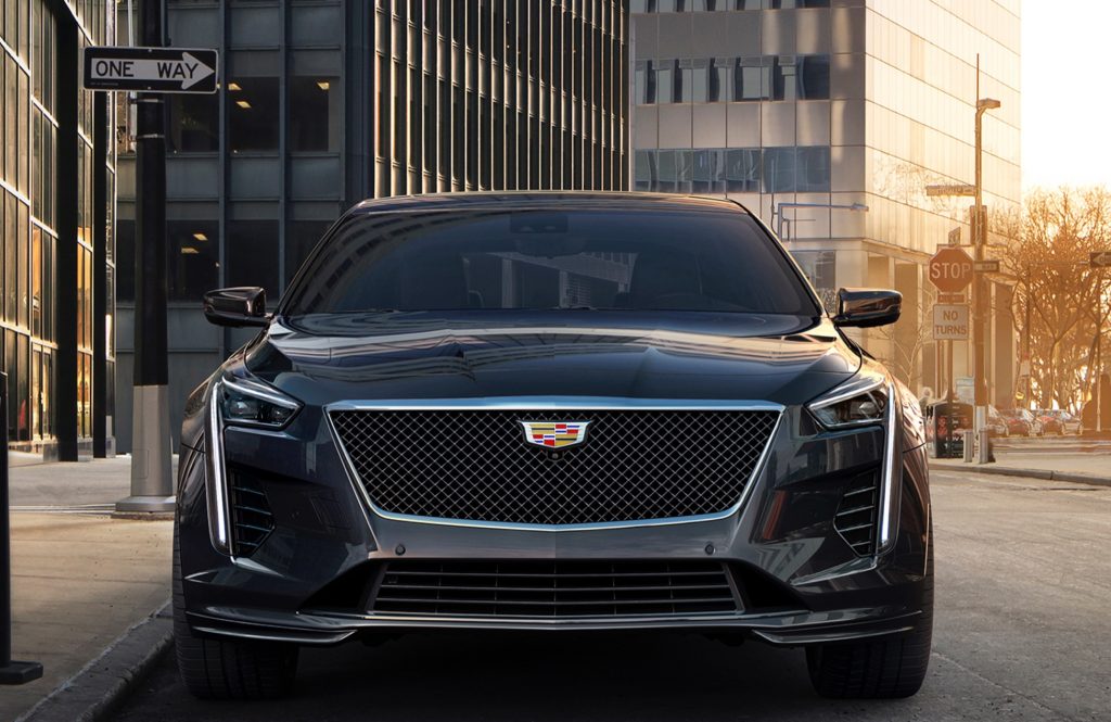 2019 Cadillac CT6 V-Sport exterior 002 front zoom