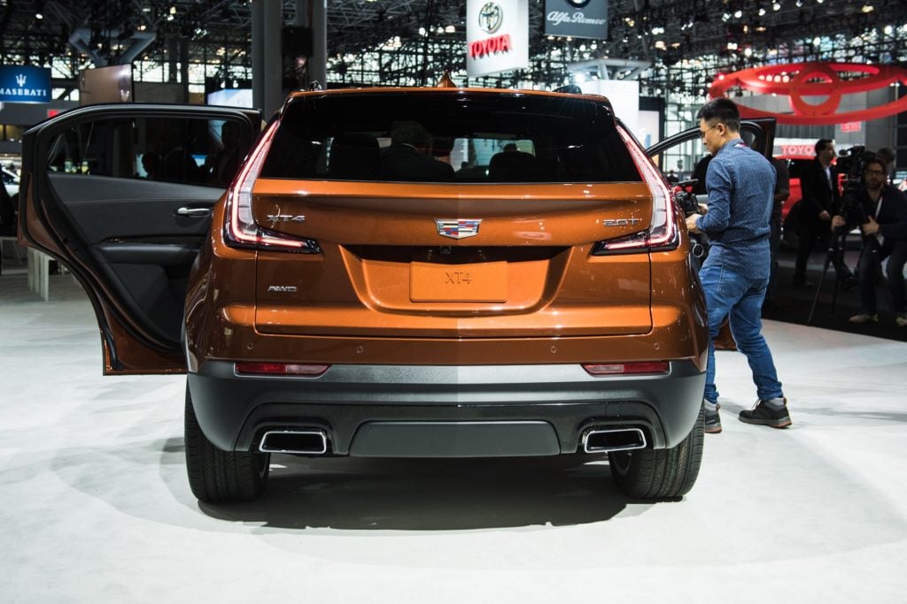 2019 Cadillac XT4 Sport exterior - 2018 New York Auto Show live 005