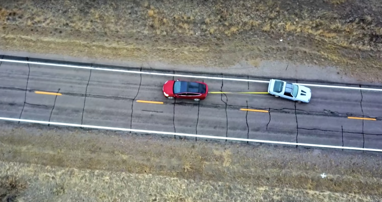 Camaro And Tesla Tug Of War Battle Video Gm Authority