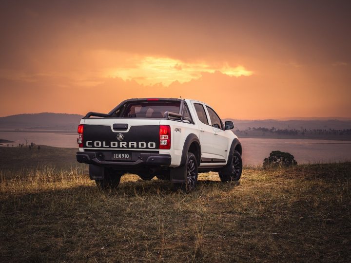 Holden Colorado rear three quarter angle.