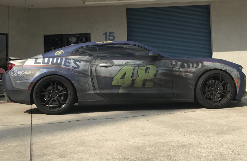 Chevy Camaro Jimmie Johnson Livery Wrap Job | GM Authority