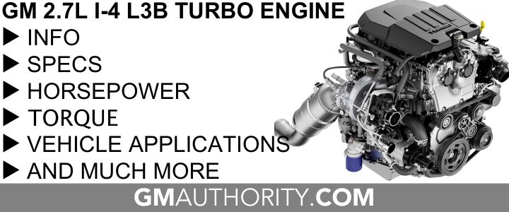 Gm 2 7l L3b I 4 Turbo Engine Info Specs Wiki Gm Authority