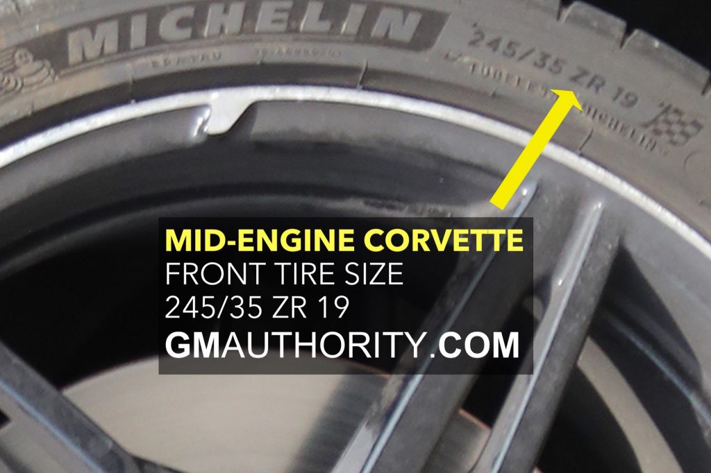 Mid-Engine Corvette Front Tire Size Zoom - May 2018