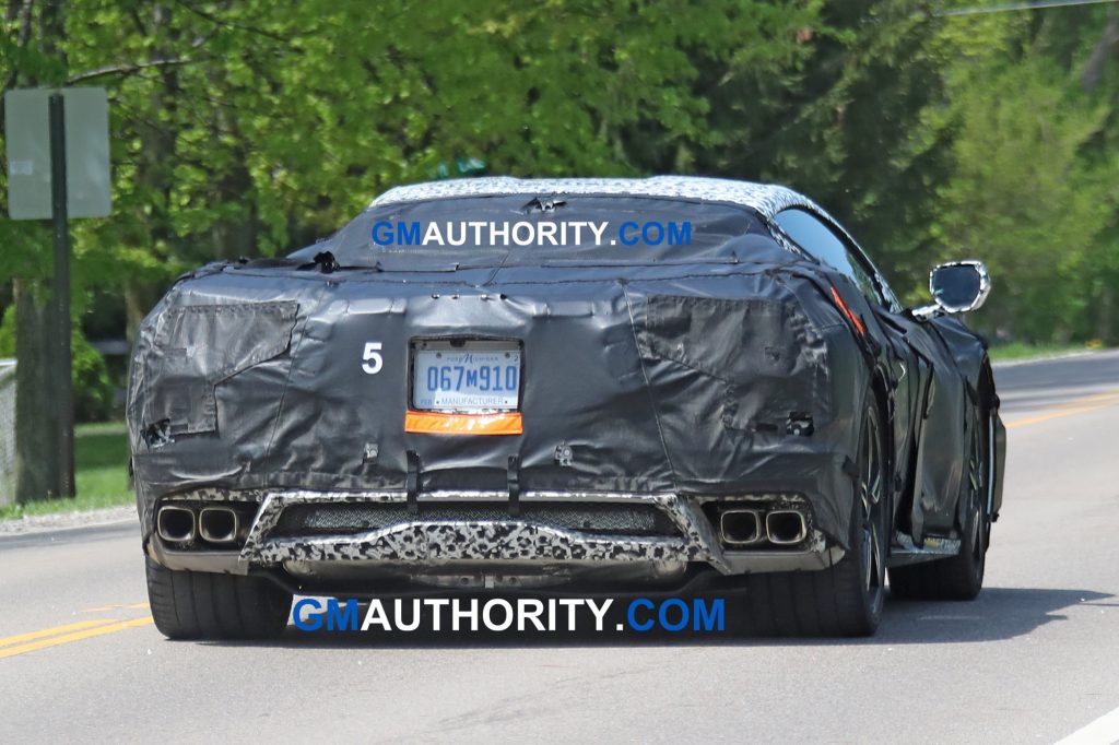 Mid-Engine Corvette Spy Pictures - Rear End Detail 003 - May 2018