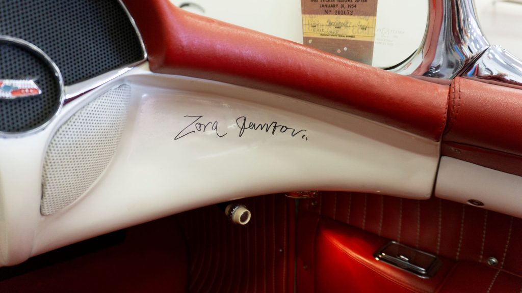 1953 Corvette with Zora's signature 02