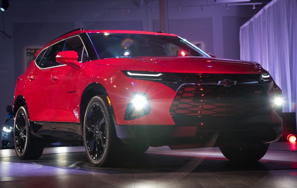 2019 Chevrolet Blazer RS exterior - live reveal 003 by Chevy - front end