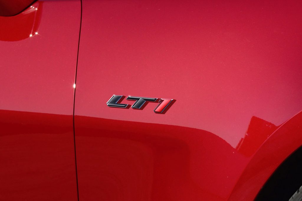 2020 Chevrolet Camaro LT1 Exterior 002 - LT1 Badge Logo