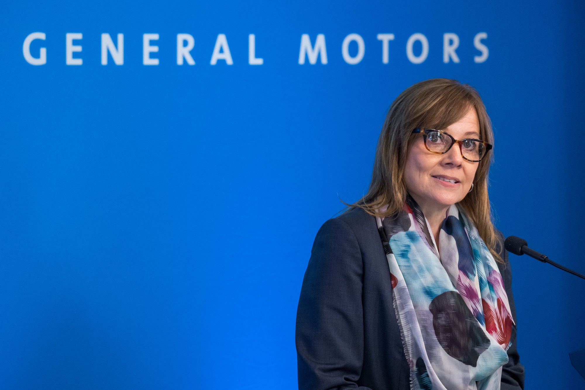 GM CEO Mary Barra in 2018