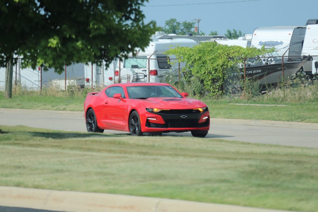 2019 Chevrolet Camaro SS exterior in Red Hot G7C - July 2018 004