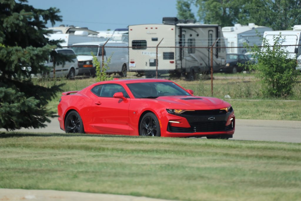 2019 Chevrolet Camaro SS exterior in Red Hot G7C - July 2018 009