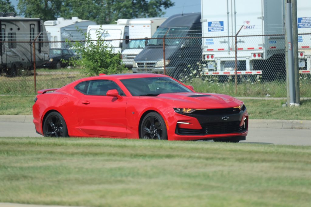 2019 Chevrolet Camaro SS exterior in Red Hot G7C - July 2018 012