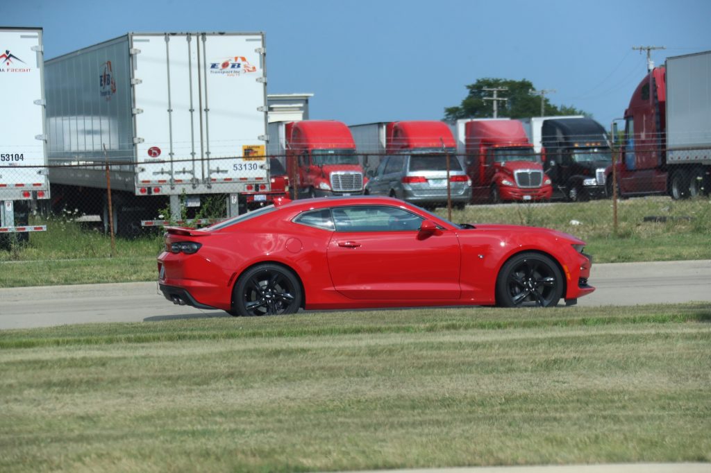 2019 Chevrolet Camaro SS exterior in Red Hot G7C - July 2018 016
