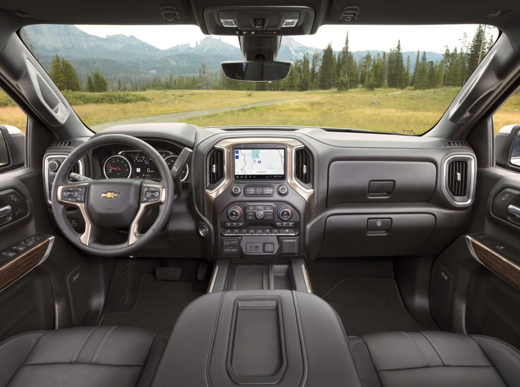 2019 Chevrolet Silverado High Country interior - August 2018 - Wyoming 001