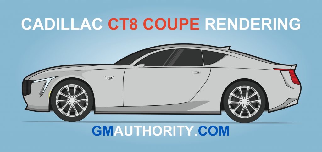 Cadillac CT8 Coupe Illustration - Side